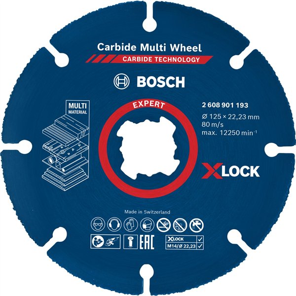 Bosch  X-LOCK CMW 125x22.23mm EXPERT