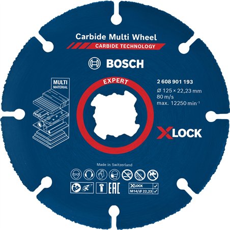 Bosch  X-LOCK CMW 125x22.23mm EXPERT