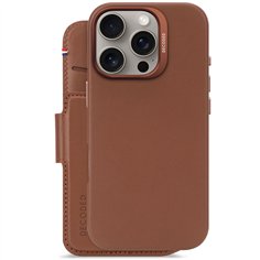 Decoded Leather Detachable Wallet iPhone 16 Pro Tan 2