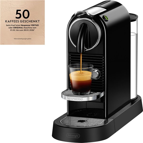 Nespresso Citiz EN 167.B by Deloghi, nero