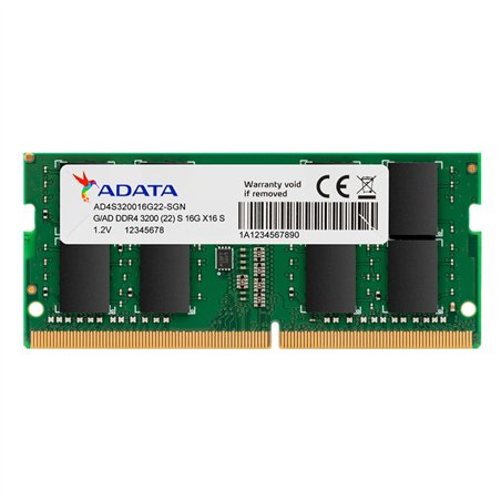 ADATA DDR4 SO-DIMM          16GB CL22           AD4S320016G22-SGN