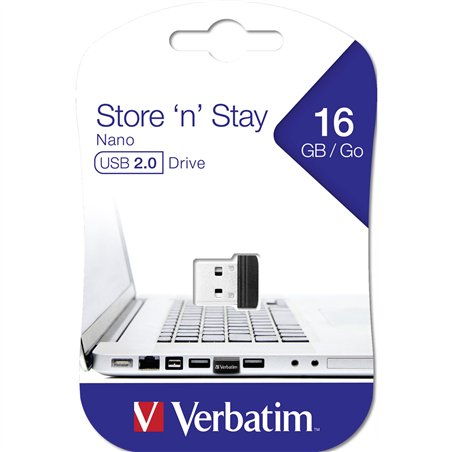 Verbatim Store n Stay Nano  16GB USB 2.0                  97464