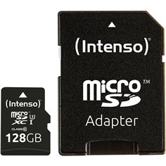 Intenso microSDXC          128GB C10 UHS-I Professional + adatt.