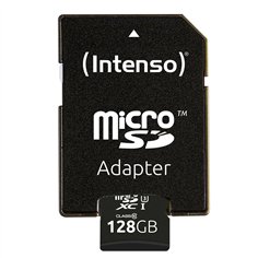 Intenso microSDXC          128GB C10 UHS-I Professional + adatt. 2