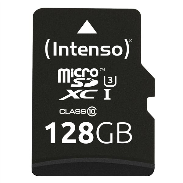 Intenso microSDXC          128GB C10 UHS-I Professional + adatt.