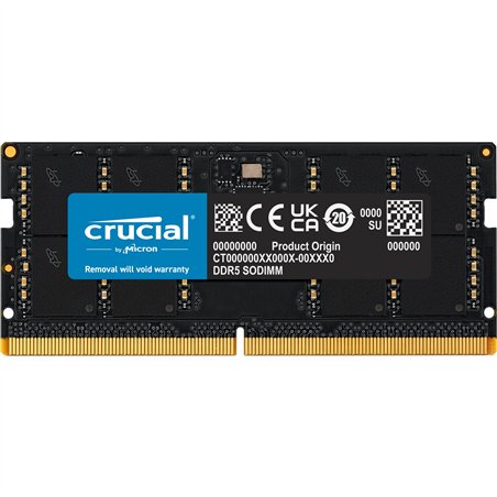 Crucial DDR5-5600           32GB SODIMM CL46 (16Gbit)