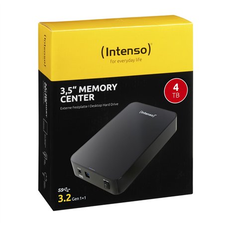 Intenso Memory Center        4TB 3,5  USB 3.2 Gen 1x1 nero