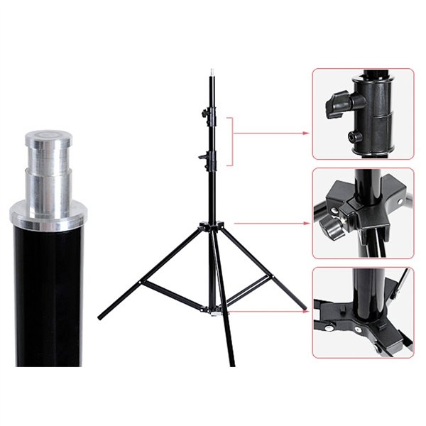 Godox 303 stativo per lampade mass. 260cm