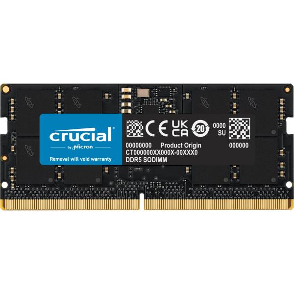 Crucial DDR5-5600           16GB SODIMM CL46 (16Gbit)