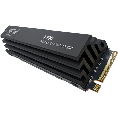 Crucial T700 con heatsink 1TB PCIe Gen5 NVMe M.2 SSD