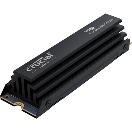 Crucial T700 con heatsink 1TB PCIe Gen5 NVMe M.2 SSD