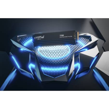 Crucial T700 con heatsink 1TB PCIe Gen5 NVMe M.2 SSD