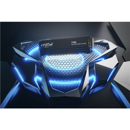 Crucial T700 con heatsink 2TB PCIe Gen5 NVMe M.2 SSD