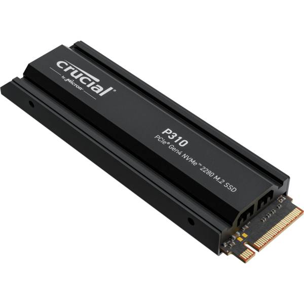 Crucial P310 Gen4 2280       2TB NVMe PCIe M.2 SSD c. diss.calore