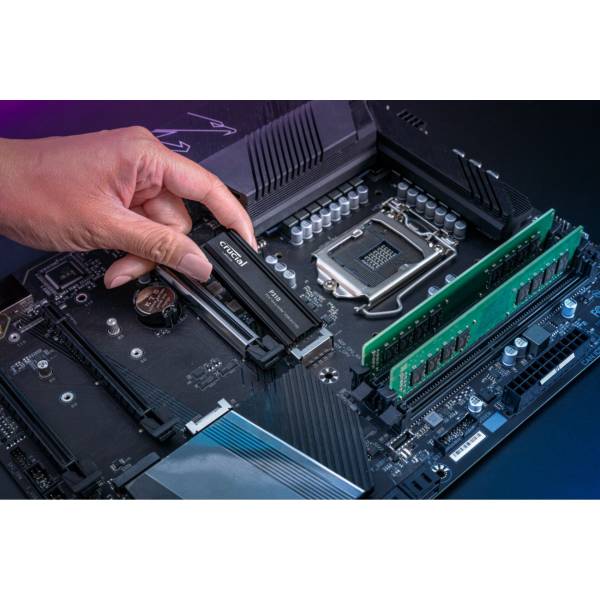 Crucial P310 Gen4 2280       2TB NVMe PCIe M.2 SSD c. diss.calore