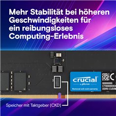 Crucial DDR5-6400 Set 64GB 2x32GB CUDIMM CL52 2