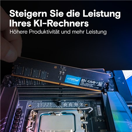 Crucial DDR5-6400 Set 64GB 2x32GB CUDIMM CL52