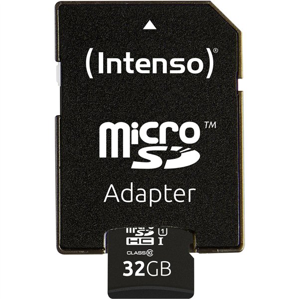 Intenso microSDHC Card      32GB C10 UHS-I Premium con adatt.