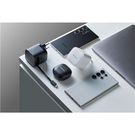Intenso Power Adapt. W65ACIC 65W 2xUSB-C/USB-A ausziehb.Kab. schw