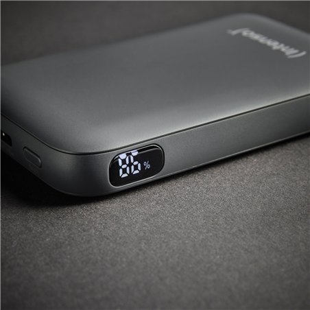 Intenso Powerb. S10000  10000mAh integr.USB-C Kabel, grau 7333034