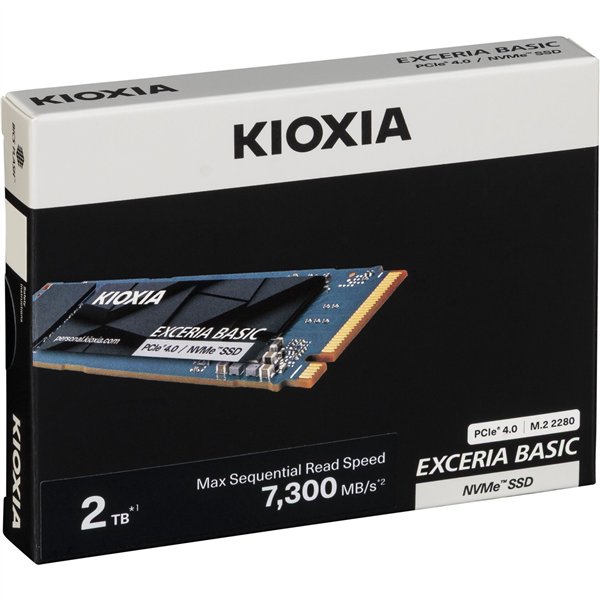 KIOXIA EXCERIA BASIC NVMe    2TB M.2 2280 PCIe 4.0    LSF10Z002T8