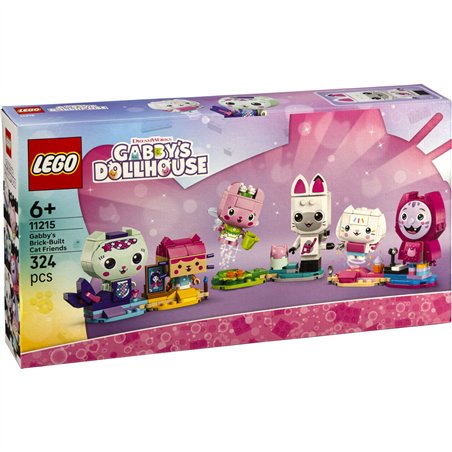 LEGO Gabbys Dollhouse 11215 Gabbys Brick-Built Cat Friends