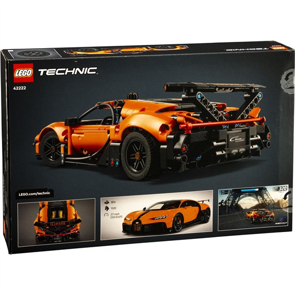 LEGO Technic 42222      Bugatti Chiron Pur Sport Hypercar