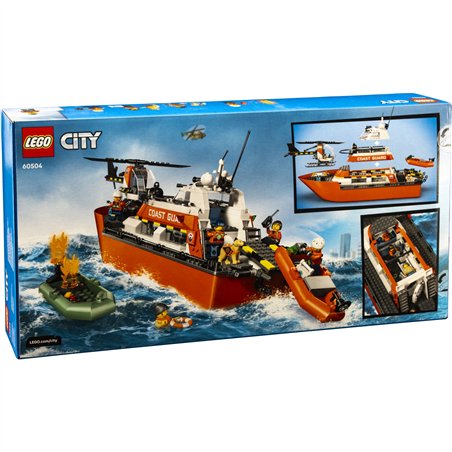 LEGO City 60504  Coast Guard Rescue Boat & Helicopter