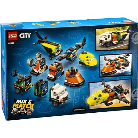LEGO City 60505        Airplane, Service Truck & Hovercraft Remix