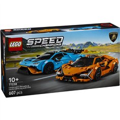 LEGO Speed Champions 77238 Lamborghini Revuelto and Huracan