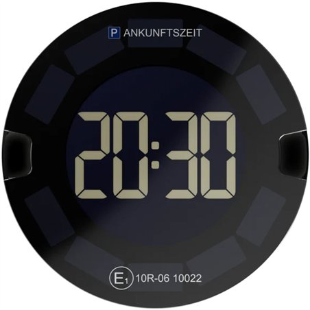 OOONO P-Disc No3 schwarz elektr. Parkscheibe fürs Auto