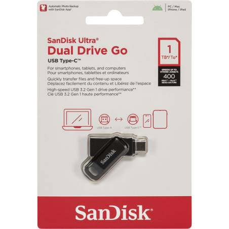 SanDisk Ultra Dual DriveGo   1TB USB Type C Flash SDDDC3-1T00-G46