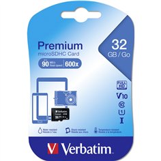 Verbatim microSDHC          32GB Class 10 UHS-I             44013
