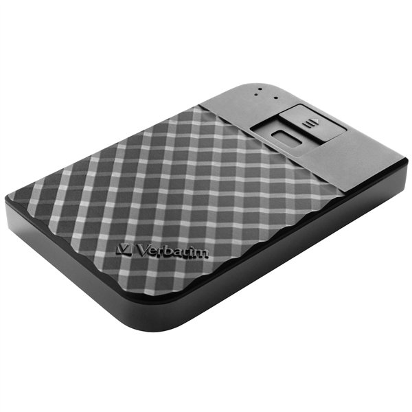 Verbatim Fingerprint Secure  2TB USB 3.1 Gen 1 USB-C 2,5