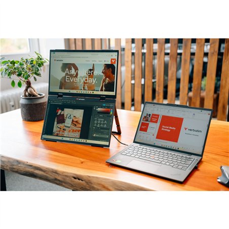 Verbatim Portable 15.6 Dual Monitor Essentials