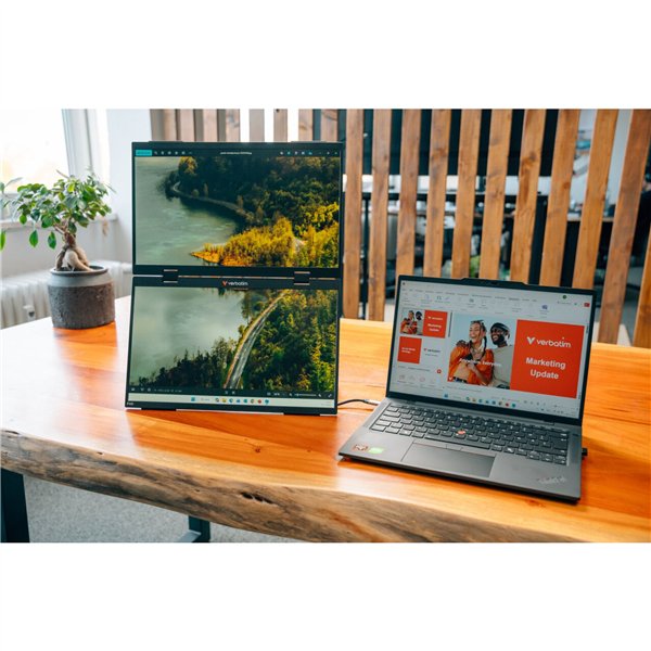 Verbatim Portable 15.6 Dual Monitor Essentials