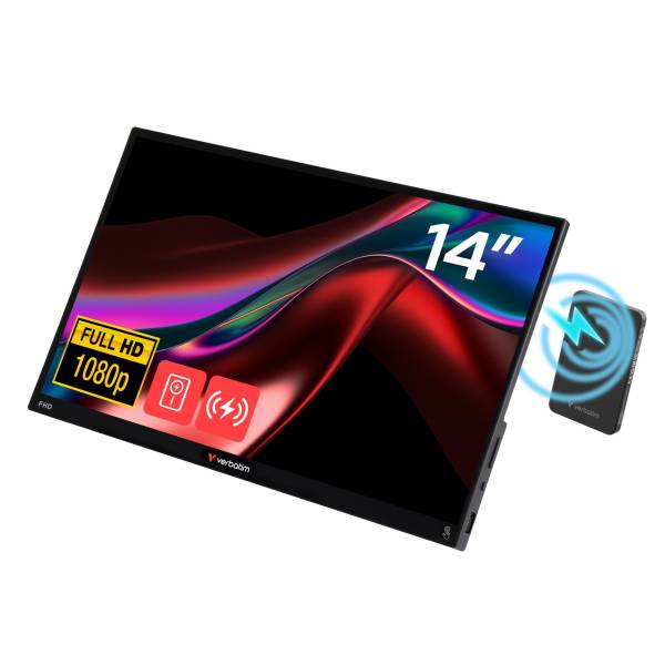 Verbatim Portable Full HD Touch Monitor Light Power Bank 5000mAh