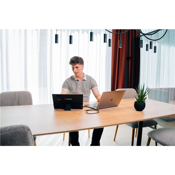 Verbatim Portable Full HD Touch Monitor Light Power Bank 5000mAh