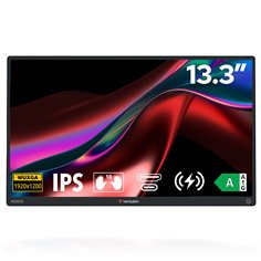 Verbatim Portable WUXGA Touch Monitor ALU Power Bank 5000mAh