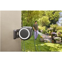 Gardena avvolgitubo a parete RollUp M/L (bianco) 25 m 2