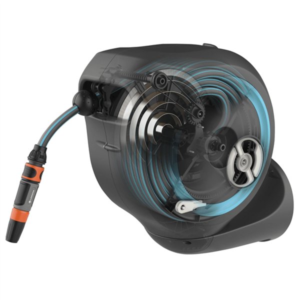 Gardena avvolgitubo a parete RollUp S (turchese) 15 m