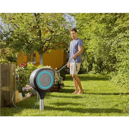 Gardena avvolgitubo da giardino RollUp M (turchese) 20 m