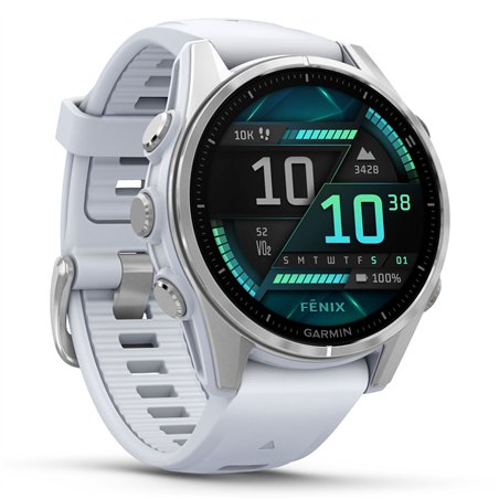 Garmin fenix 8 (43mm) bianco pietra/argento