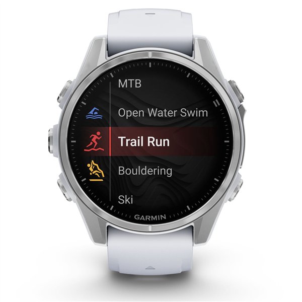 Garmin fenix 8 (43mm) bianco pietra/argento