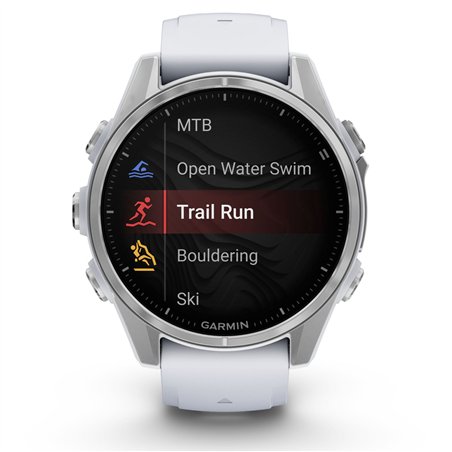 Garmin fenix 8 (43mm) bianco pietra/argento