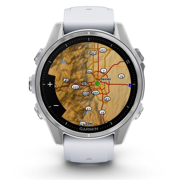 Garmin fenix 8 (43mm) bianco pietra/argento