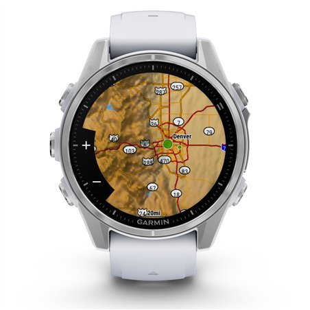 Garmin fenix 8 (43mm) bianco pietra/argento