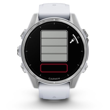 Garmin fenix 8 (43mm) bianco pietra/argento