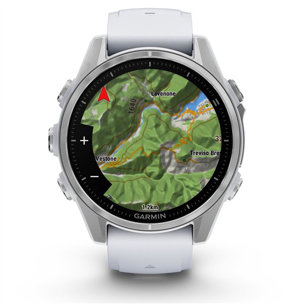 Garmin fenix 8 (43mm) bianco pietra/argento
