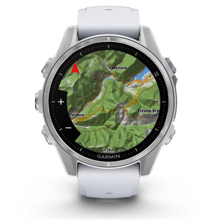 Garmin fenix 8 (43mm) bianco pietra/argento